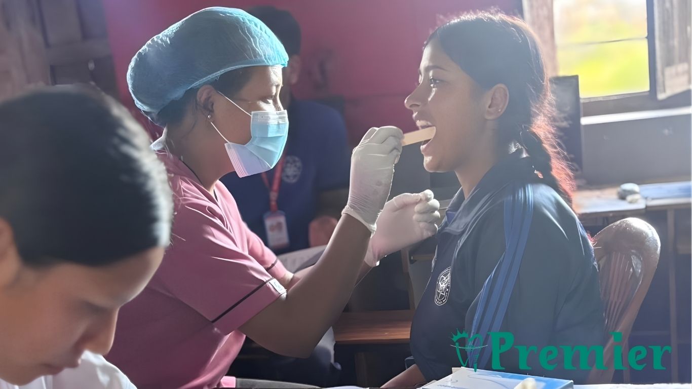 Best dental in Nepal - Premier Dental team providing free dental treatment and education at community camp