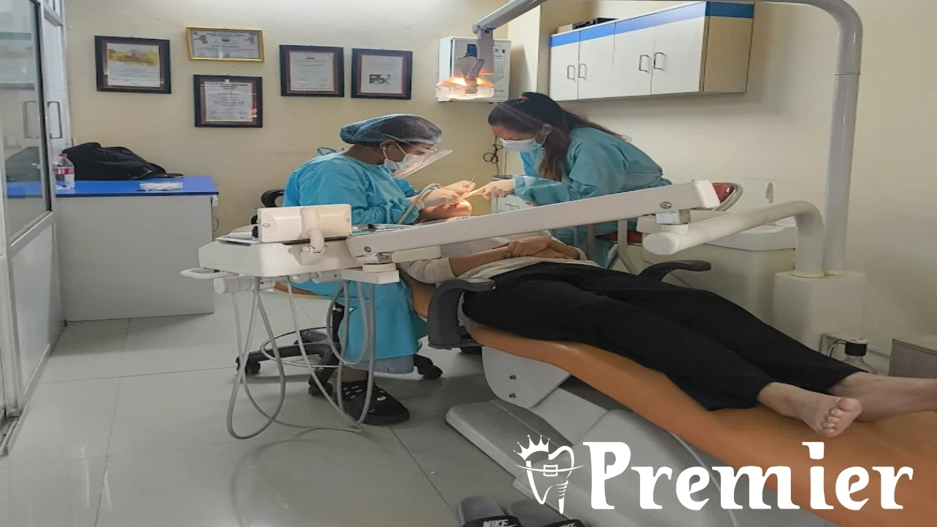 Premier Dental Bhaktapur – Modern dentistry setup with professional dental team