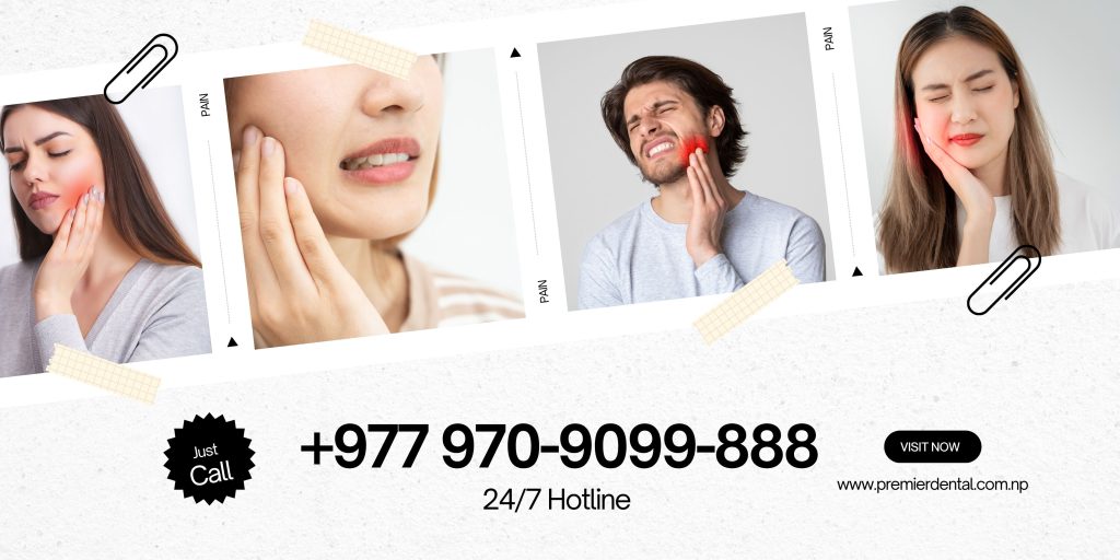 24 hours hotline service for emergency dental call and consultation over phone at Premier Dental: Best Dental Clinic in Kathmandu Nepal