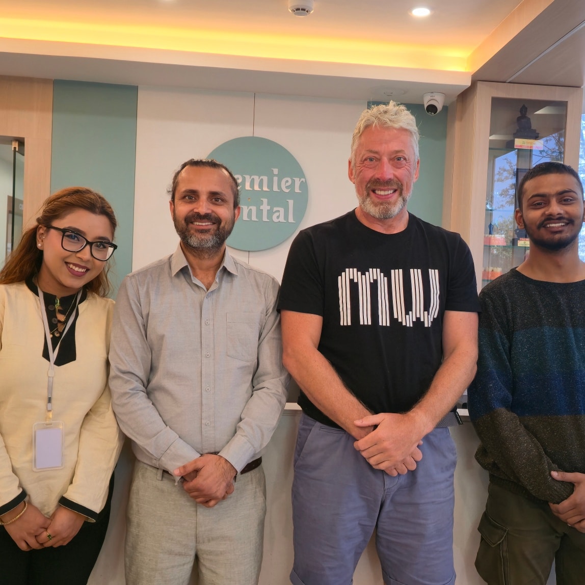 Foreign patient satisfied with dental treatment in Kathmandu Nepal