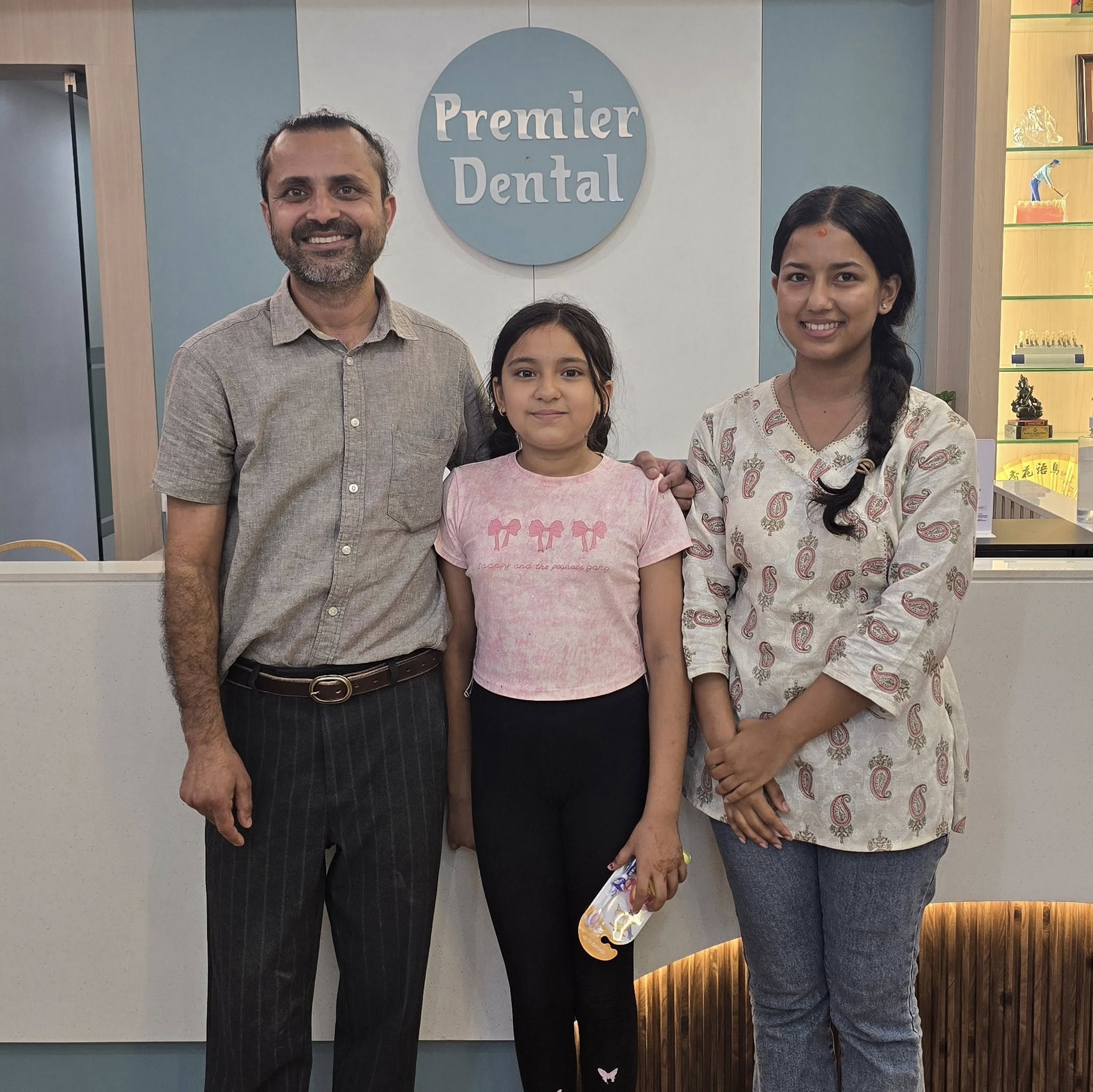Nepali kid satisfied after painless dental treatment in Kathmandu